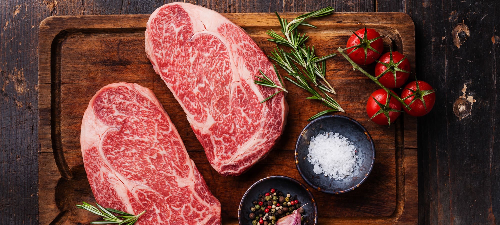 Rohes Steakfleisch mit Prime Quality